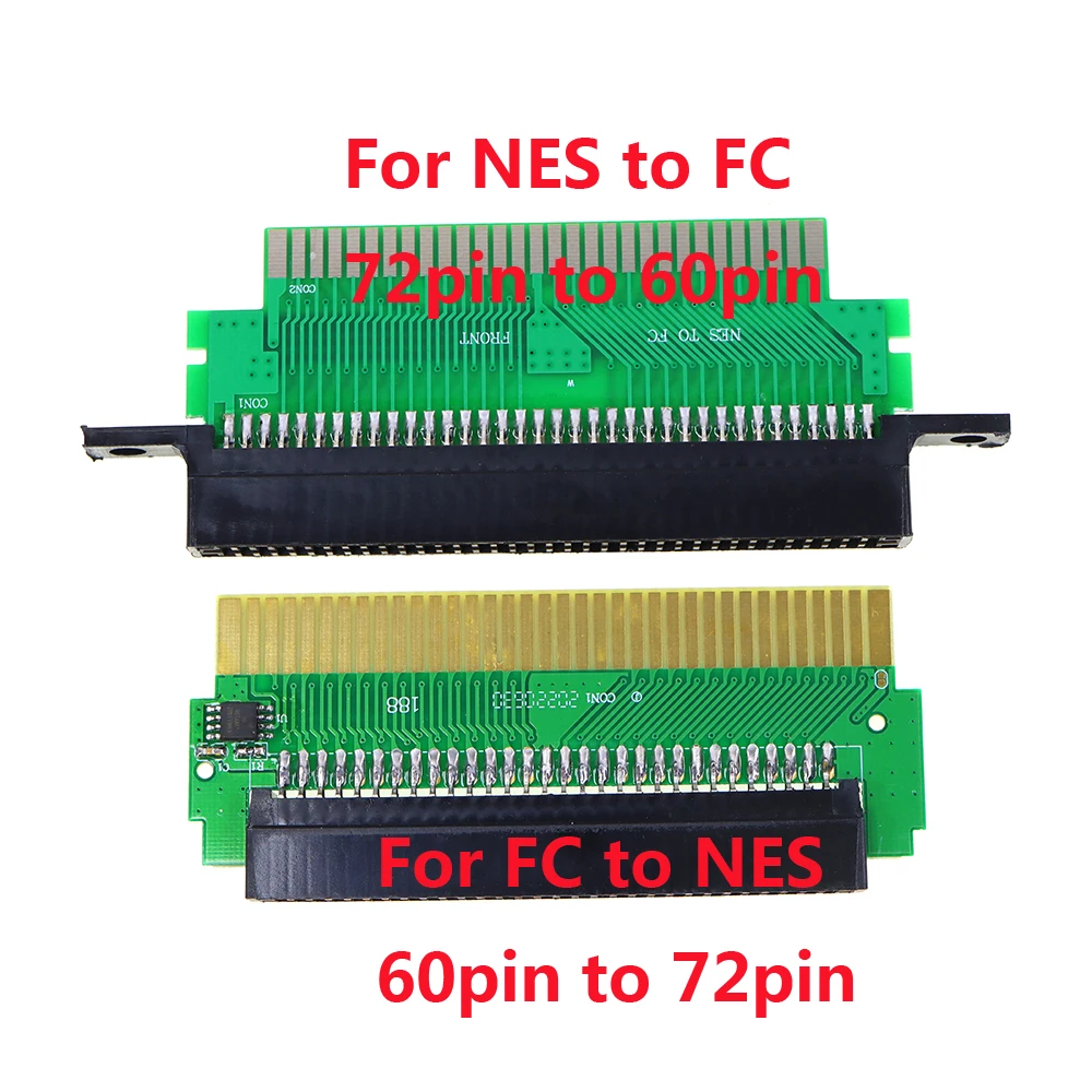 Convertitore Adattatore Da 60 Pin A 72 Pin Per Console Nintendo Nes Per Convertitore Da Fc A Nes Da 72 Pin A 60 Pin Per Console Nes A Fc