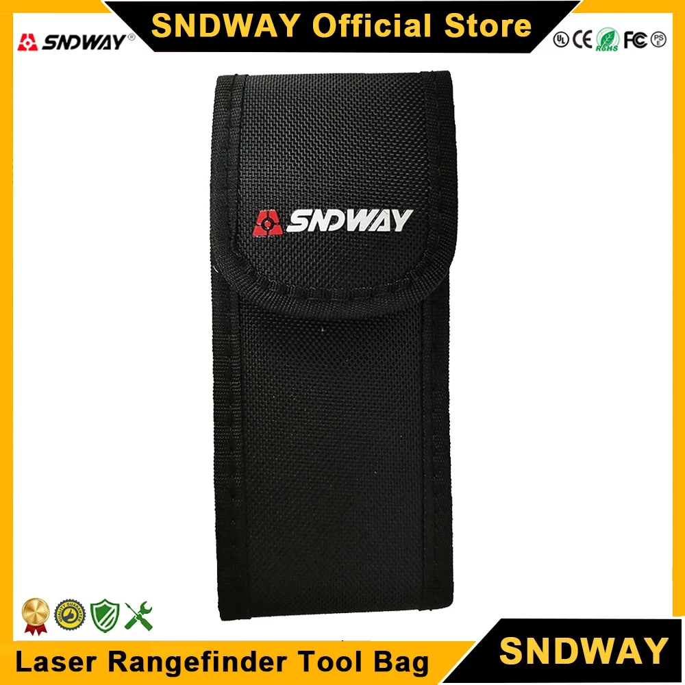 Laser Rangefinder Distance Meter SNDWAY Laser Distance Meter Bag Case Digital Rangefinder Tool Bag Accessories Size 13.5x6CM