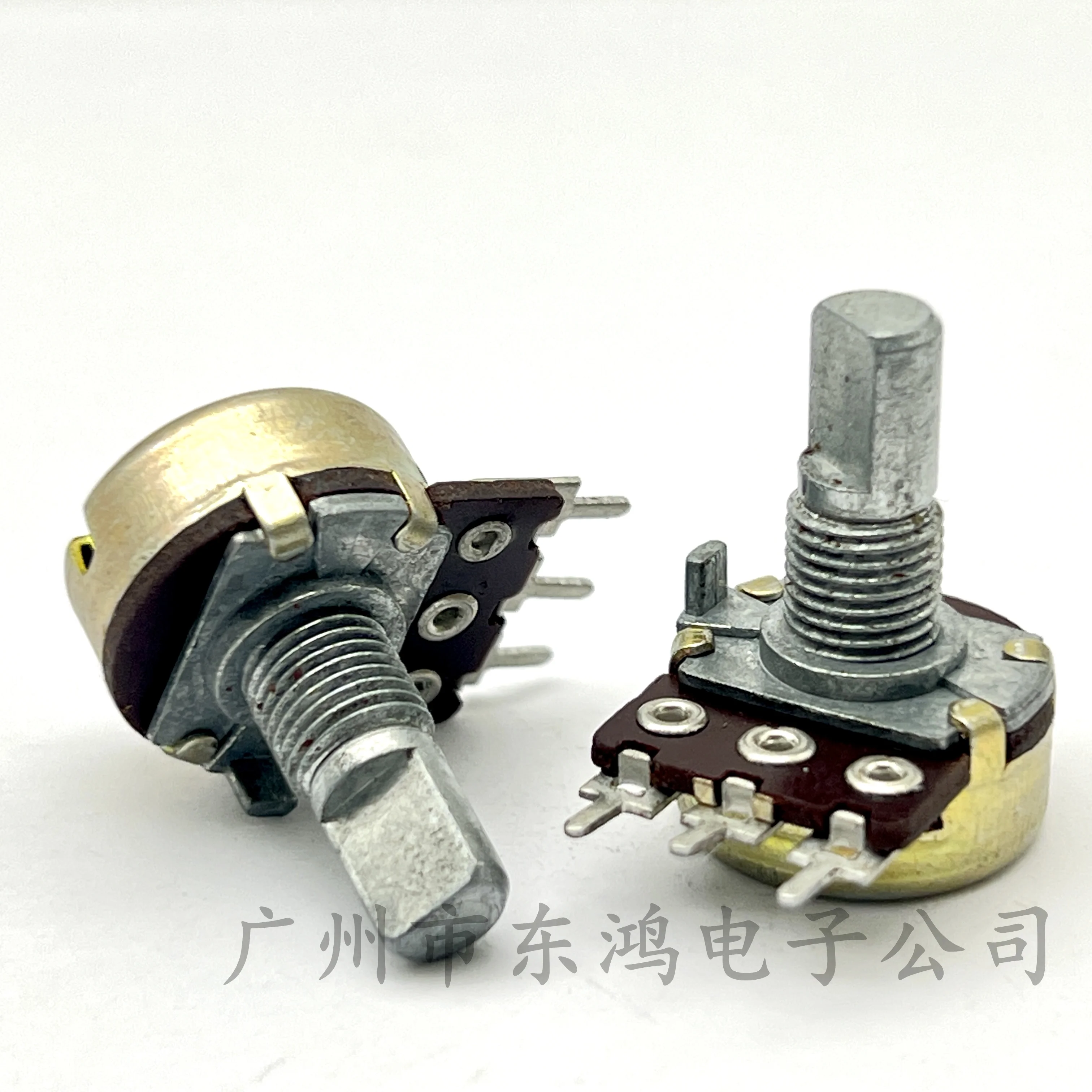 Rotary Potentiometer 1 PCS alpha RK16 single 3-pin rotary potentiometer A10K axis length 15mm