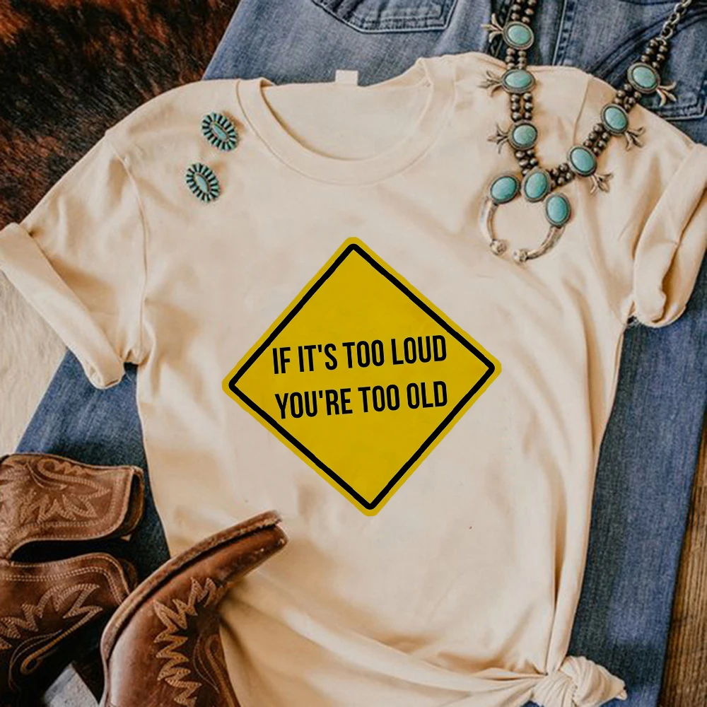 

Loud t-shirts women summer t shirt female comic y2k clothing