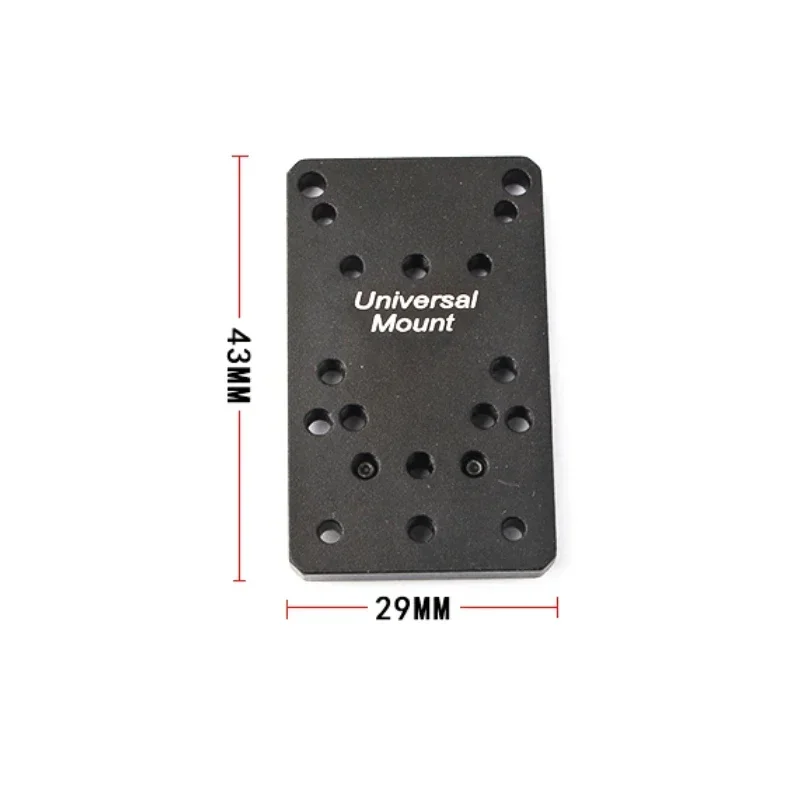 Universal Glock Scope Mount Plate Tactical Hunting Pistol Red Dot Scope Optics Base For Glock 17 19