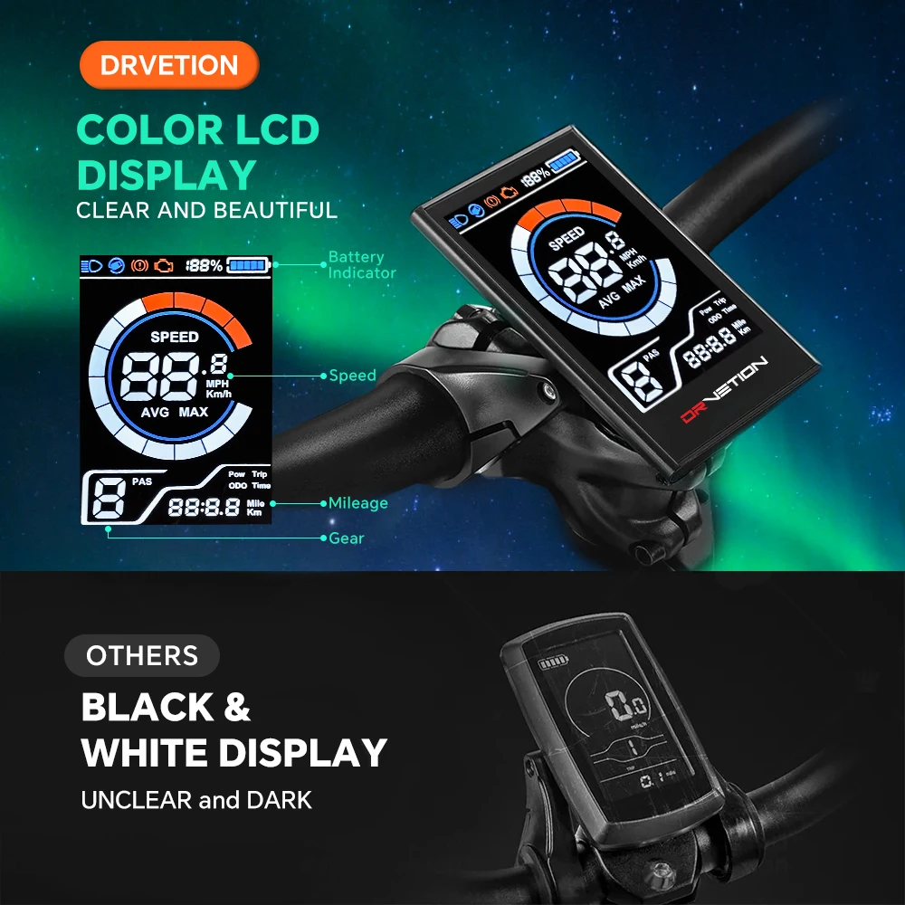 Elektrofahrrad Drvetion AT20 48V 15/20AH Akku 750W Motor 25KM/H Geschwindigkeit Stadtpendler E-Bike EU-Lagerbestand – Detail 9