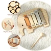 Montessori Wooden 5 Tones Multicolor Xylophone Wood Musical Instrument Toys For Baby Kids Puzzles Early Learning Games Baby Gift 3