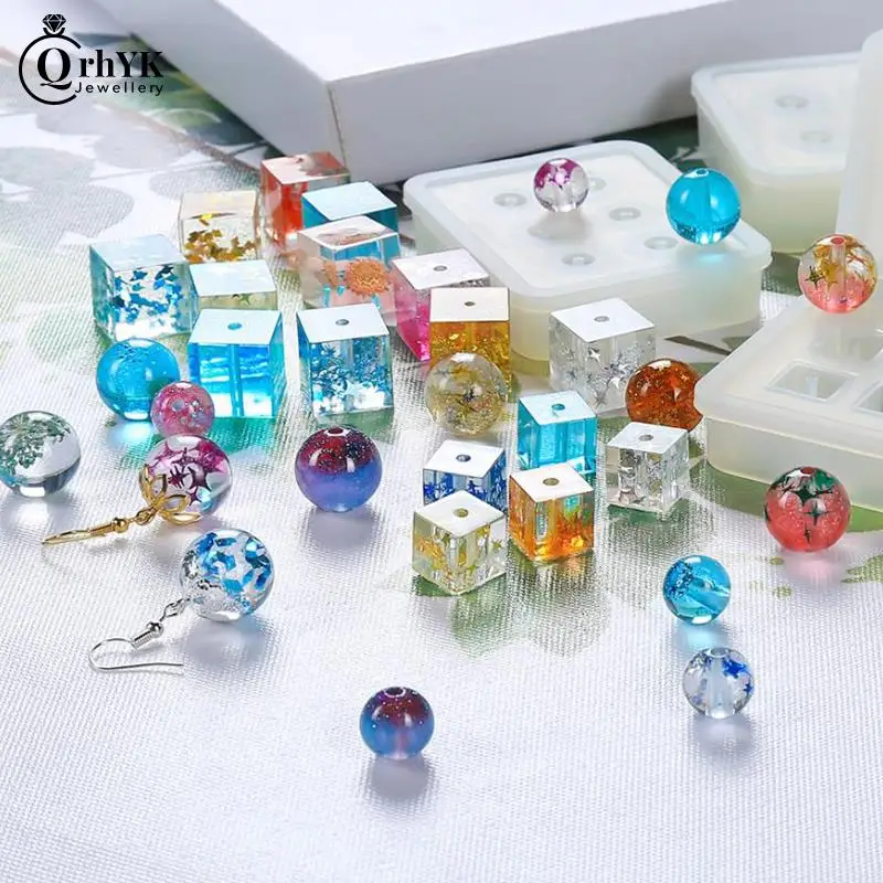 Stampo In Silicone Per Cabochon Rotondi, Orecchini In Resina, 24