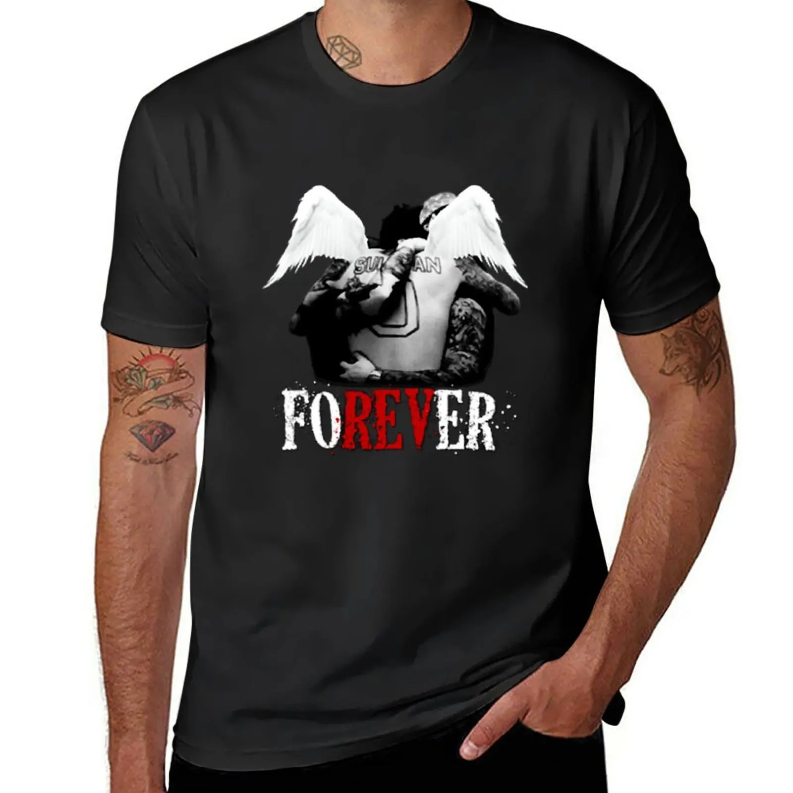 

New foREVer! T-Shirt oversized t shirt T-shirt short hippie clothes custom t shirts design your own T-shirts for men cotton