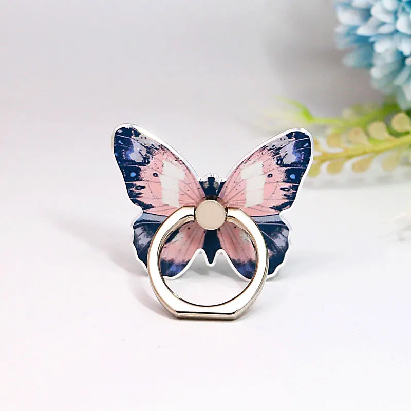 Luxury Universal Beautiful Butterfly Mobile Phone Handle Holder Suitable Mobile Phone Ring Holder Mobile Phone Holder Socket