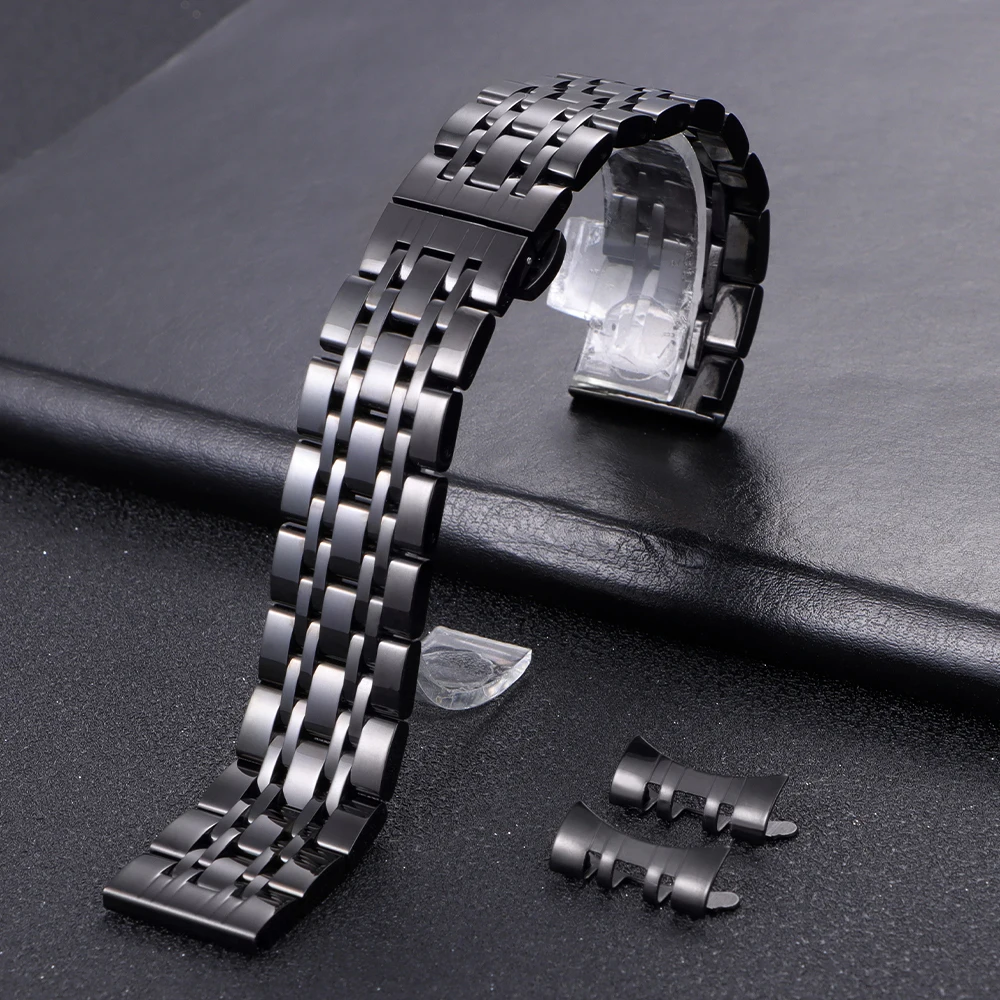 Elegant Solid Stainless Steel Watch Strap Bracelet Replacement