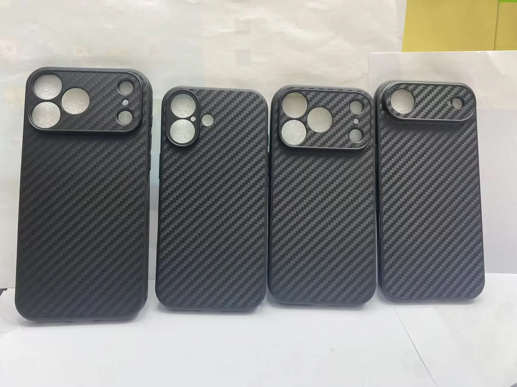 Sleek Carbon Fiber Texture Shockproof Phone Case - Soft Protective Back Cover