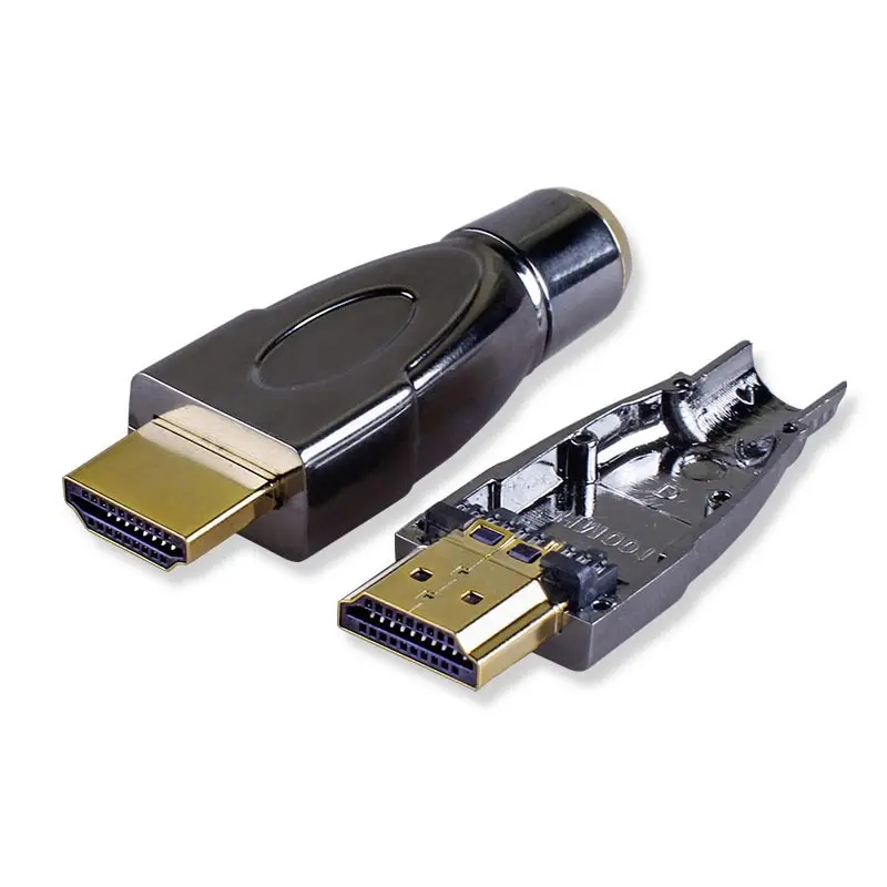 Premium HDMI Connector with Metal Shell - High-Speed, Pure Copper Data Cable