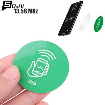 UID Changeable Sticker RFID Tags Block 0 Rewritable 13.56Mhz Anti Metal Interference Stickers Proximity Card For RFID Copier 1