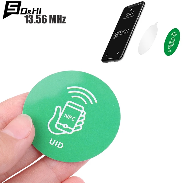 UID Changeable Sticker RFID Tags Block 0 Rewritable 13.56Mhz Anti Metal Interference Stickers Proximity Card For RFID Copier 1