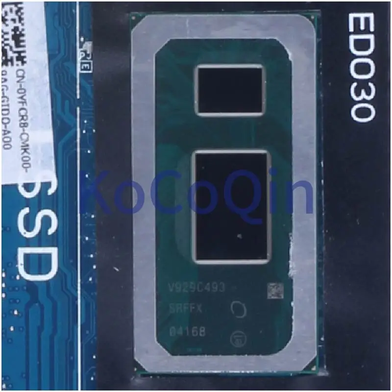 For DELL XPS 13 9380 i5-8265U 4GB RAM Notebook Mainboard 0YFCR8 ED030  LA-E672P SRFFX Laptop Motherboard Tested Work