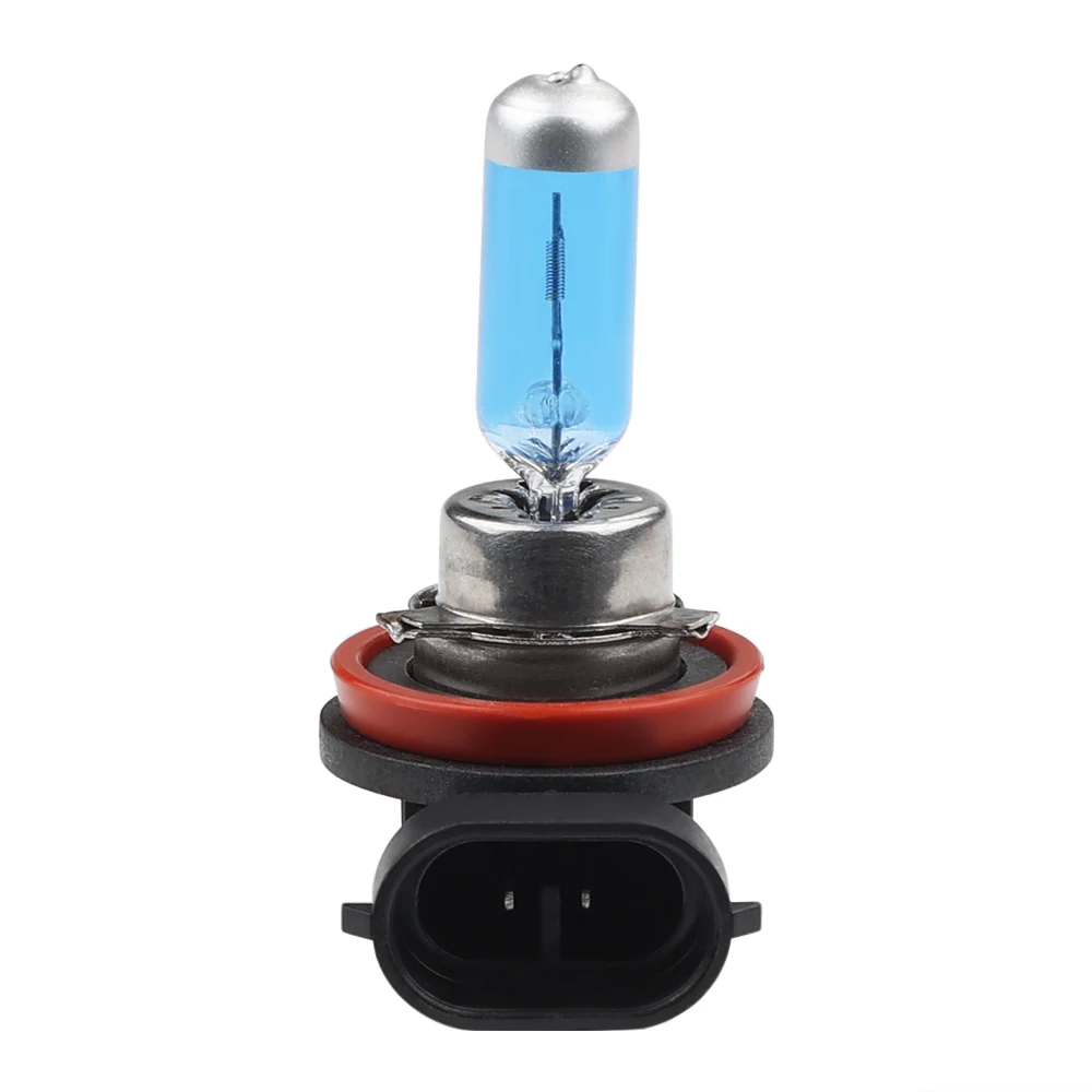 2Pcs H8 H11 12V 55W Super White Halogen Bulbs Fog Lights High Power Car Headlights Lamp Car Light Source parking 6000K auto 4