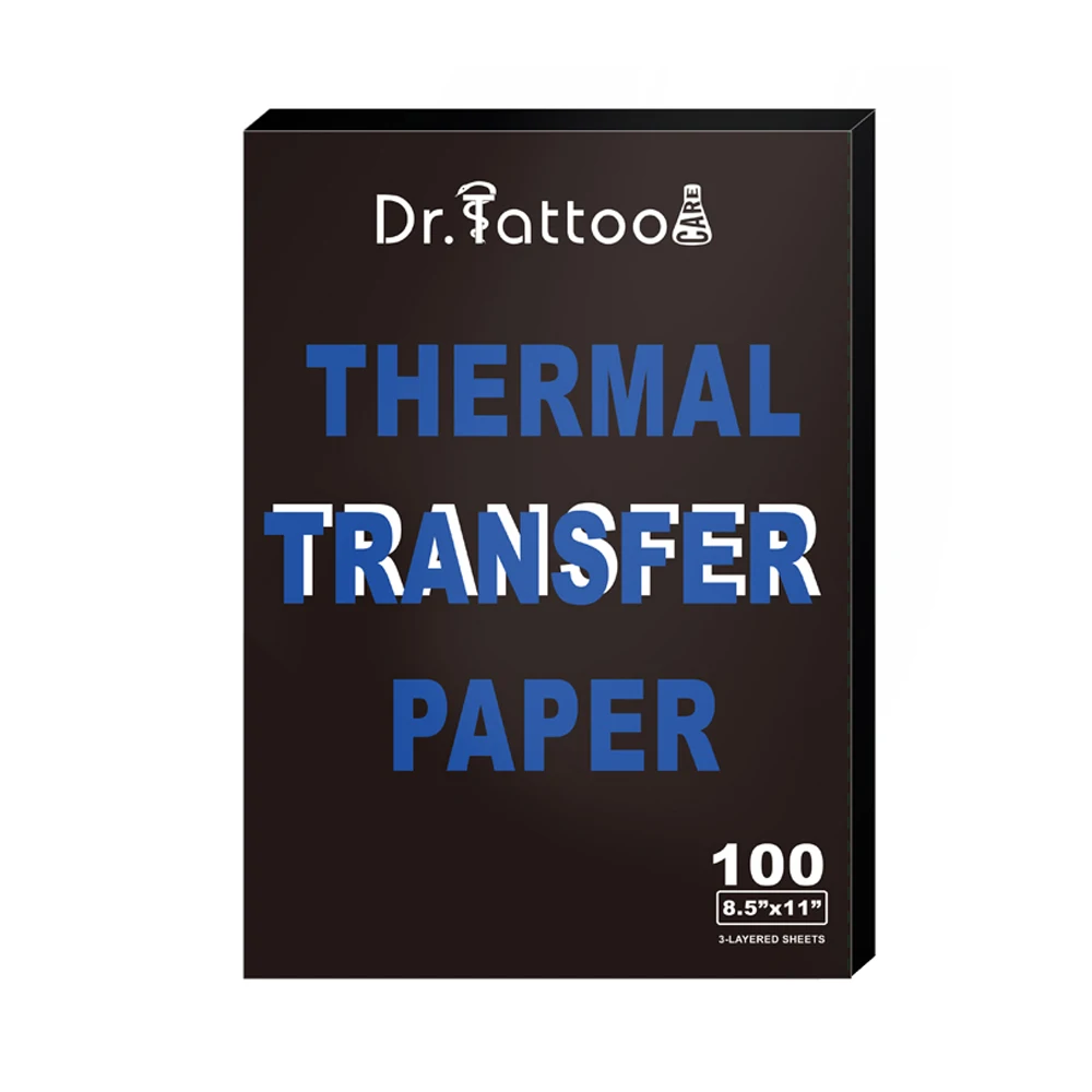 Dr.tattoo Thermal Transfer Paper For Tattoo Stencil Work With Copier Machine 20pcs 100pcs Spirit