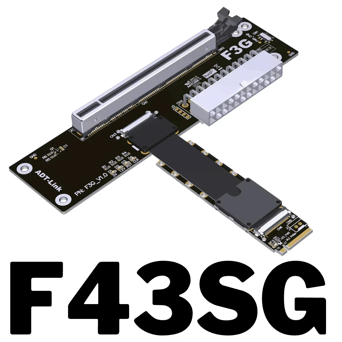 Oculink M.2 NVMe Boîtier EGPU Pour Ordinateur Portable Carte Graphique