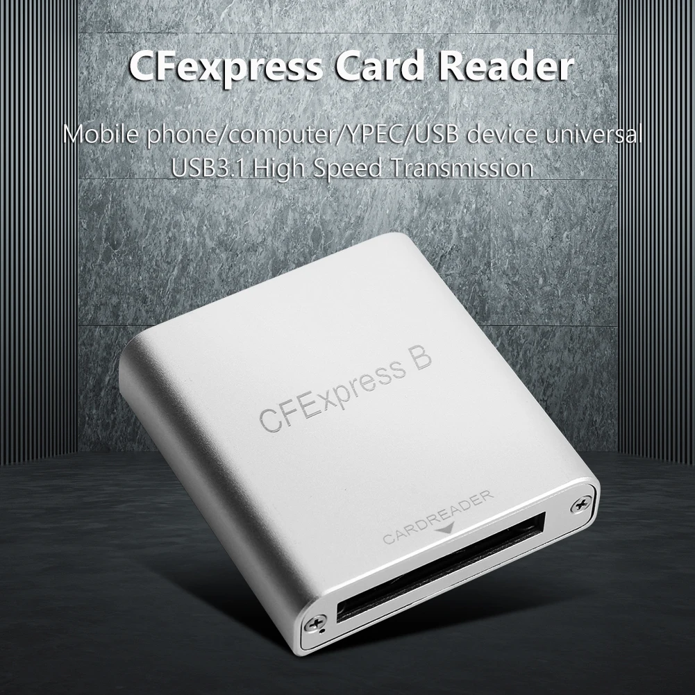 Portable CFexpress Card Reader USB 3.1 Gen 2 CFE B Memory Card Drive-Free  for Laptop Computer Phone for MacBook iPad Chromebook