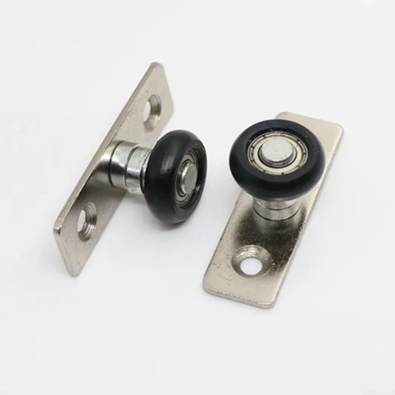 1pc Hanging wheel positioning pulley folding door accessories bottom guide wheel ultra-smooth silencing nylon pulley fixed wheel