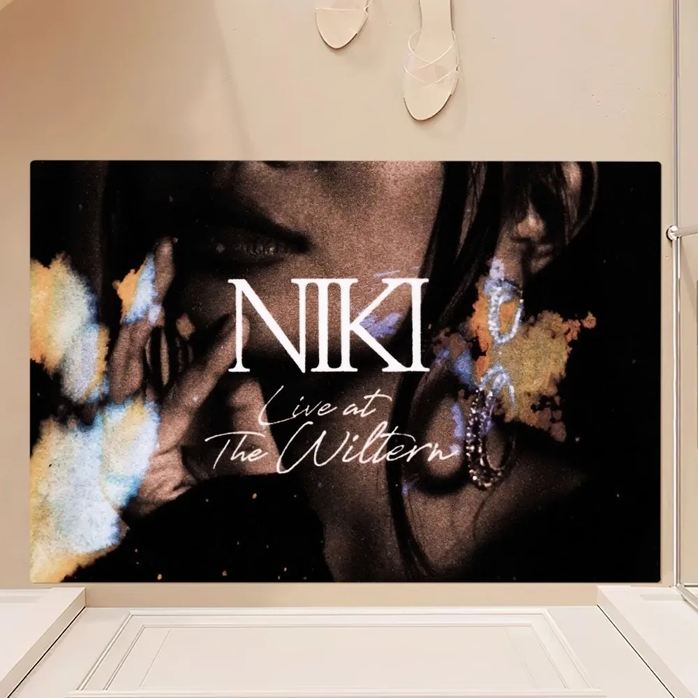 Singer Nicole Zefanya Live at The Wiltern Floor Mat Bedroom Kitchen Door Bath House Super Absorbent Foot Non-slip 2
