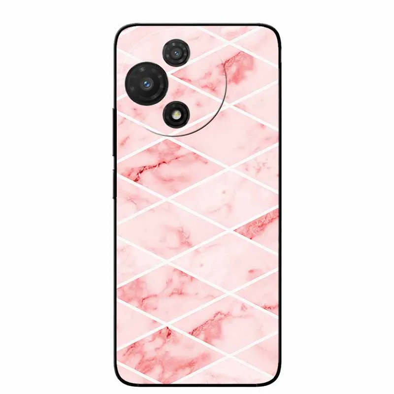 Marble Painted Silicone Back Cover - Soft TPU Protective Case