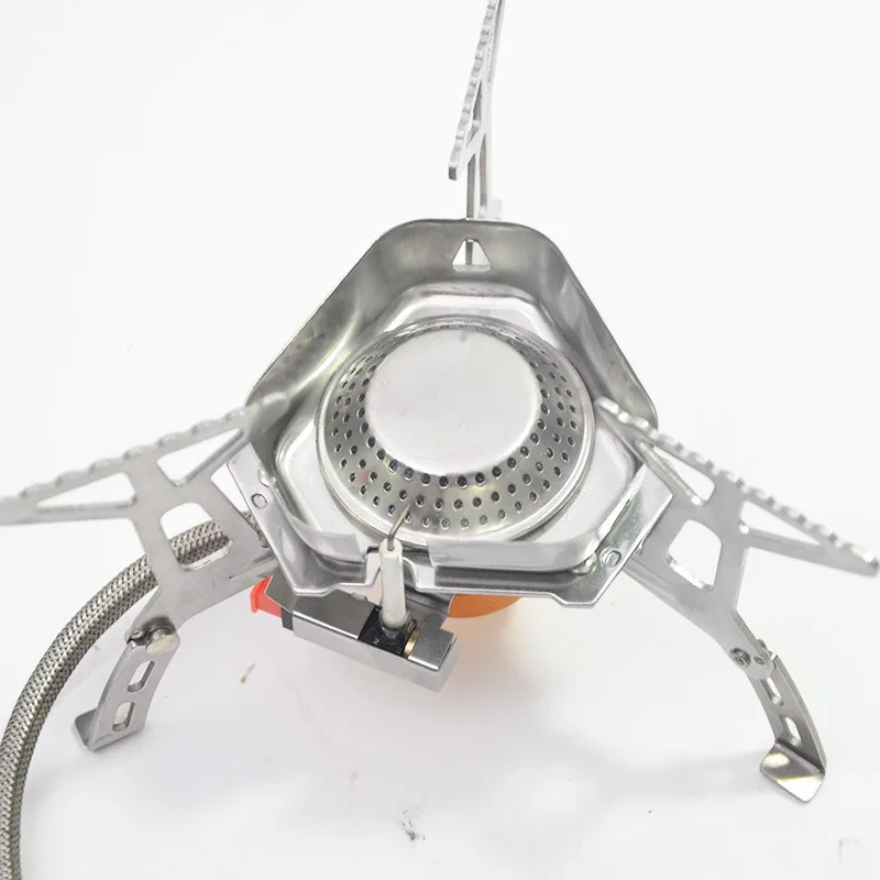 캠핑용 가스 버너 취사난로, 야외 강력 히터, 휴대용 초경량 쿠커, 하이킹용 접이식 난로 캠핑용 가스 버너 취사난로, 야외 강력 히터, 휴대용 초경량 쿠커, 하이킹용 접이식 난로