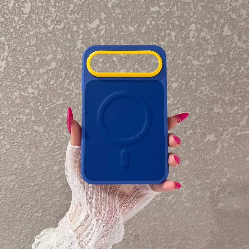 Versatile Leather Texture Magnetic Phone Case - Shockproof Full-Wrap Protective Cover