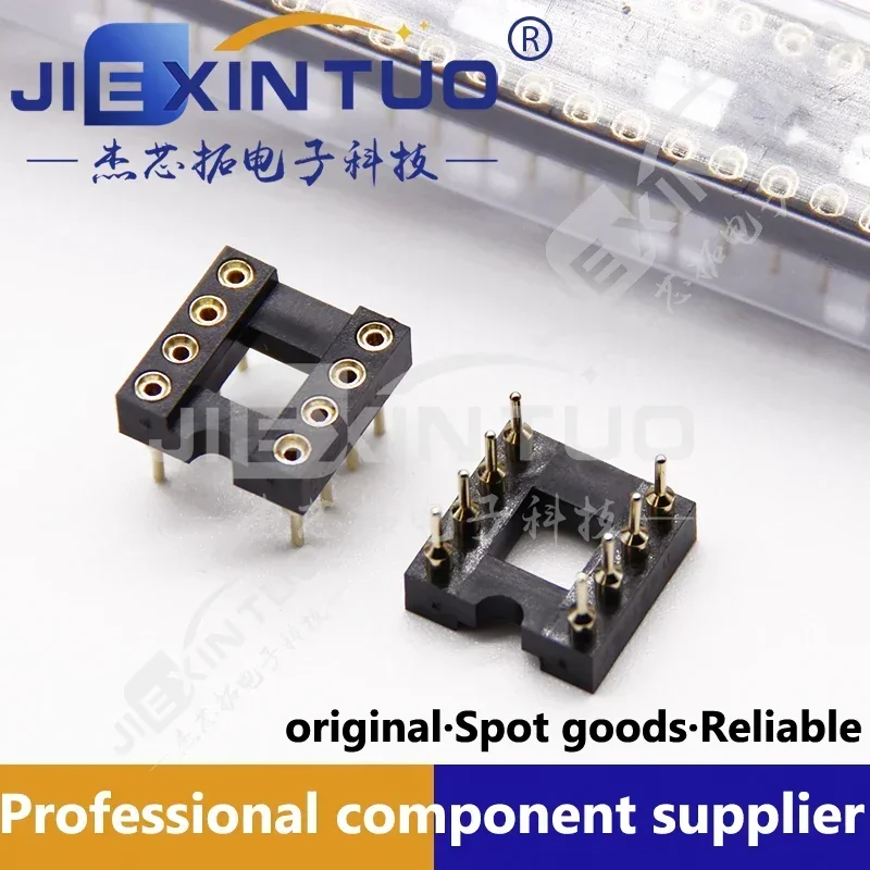 Gold-Plated Round Hole IC Socket