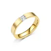 AsJerlya 2021 Modern Fashion Women Ring Trend White AAA Crystal Zircon Engagement Design Rings For Women Wedding Jewelry Gift 3