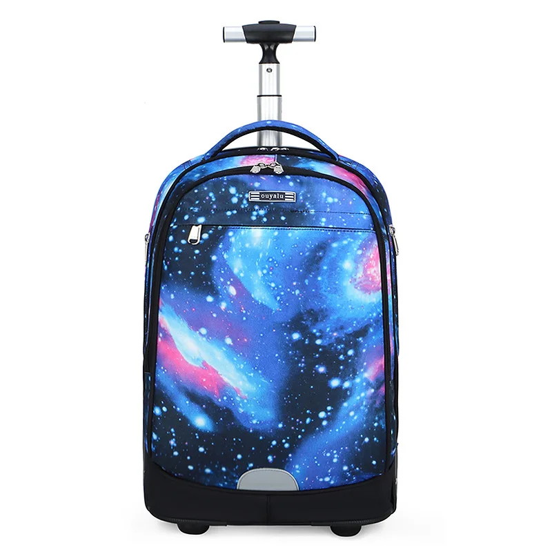 School Trolley Backpacks bags for Teenagers large Wheels Travel Wheeled backpack bag On wheels Children School Rolling Backpack 2