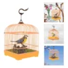 Voice Control Birdcage Toy Tots Toys Realistic Sounds Decorate Plastic Talking Chirping Parrot 6