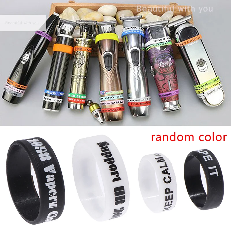 

1 Pair Silicone Hair Clipper/Trimmer Grip Anti Slip Rubber Sleeve Rings