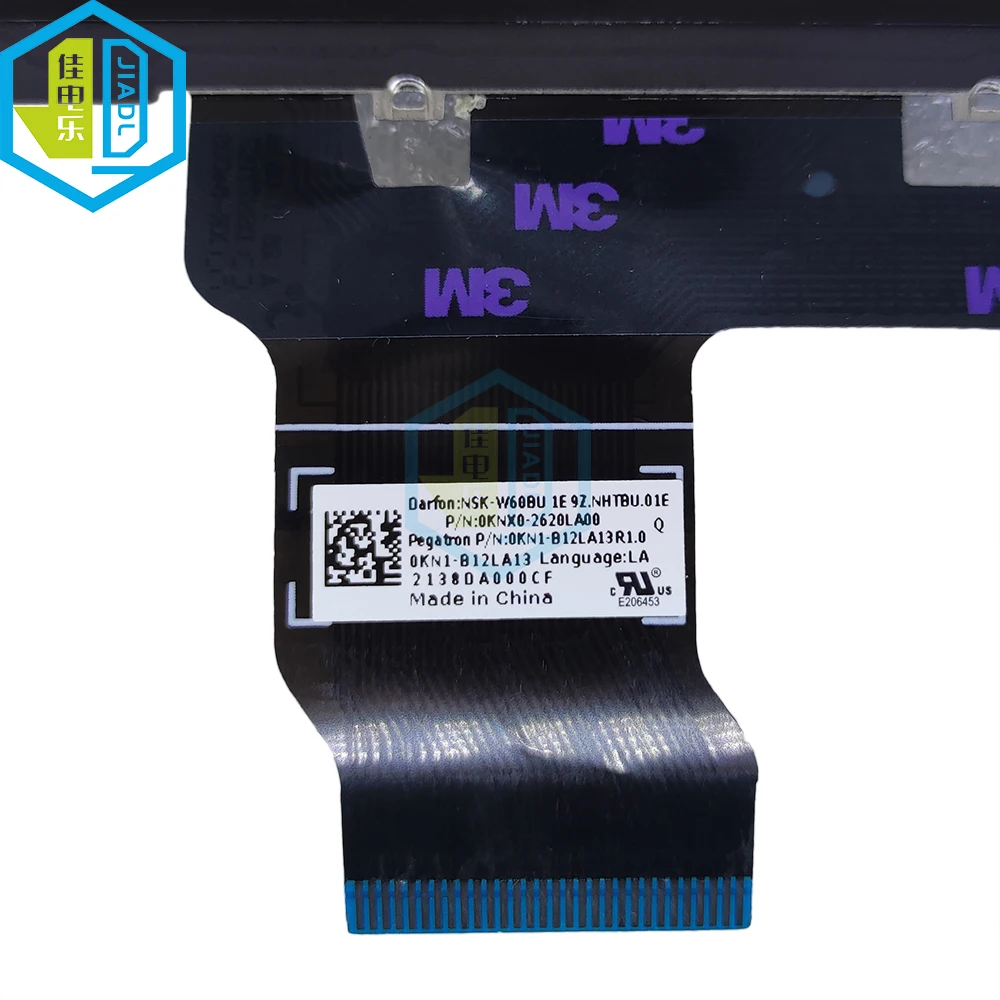 Teclado Latino Retroiluminado para Laptop Teclados Trackpoint Teclado Espanhol Apto Asus Suptbook p2 P2451 P2451fa P2451fb la 0knx02620la00 - Imagem 6