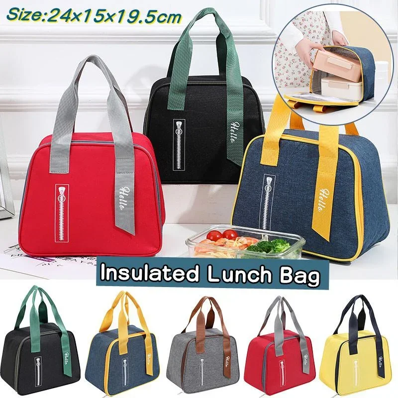 

Fashion Portable Insulation Bag/Thermal Food Picnic Lunch Bags Tote for Outdoor Travel for School/Picnic/Travel/Office Camping