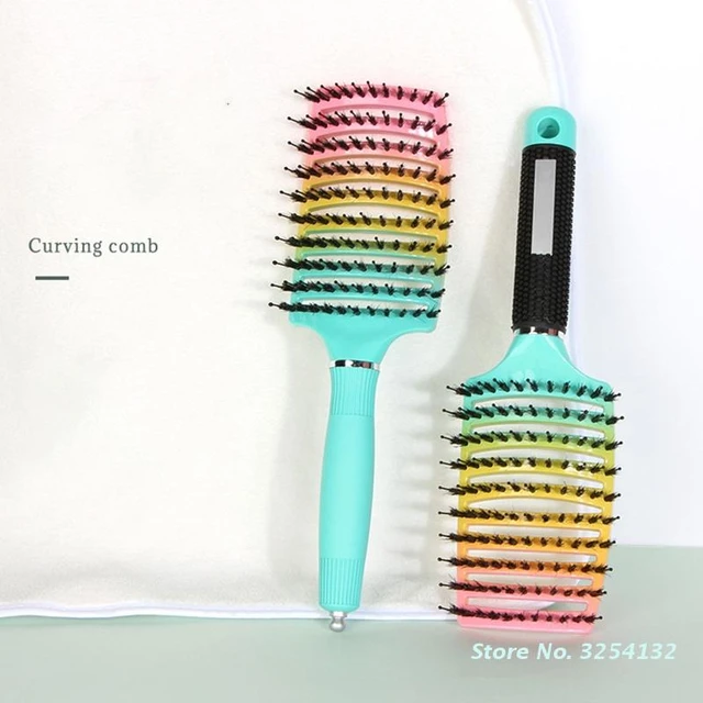 Hair Brush, Curved Vented Detangling Hair Brushes For Women Men