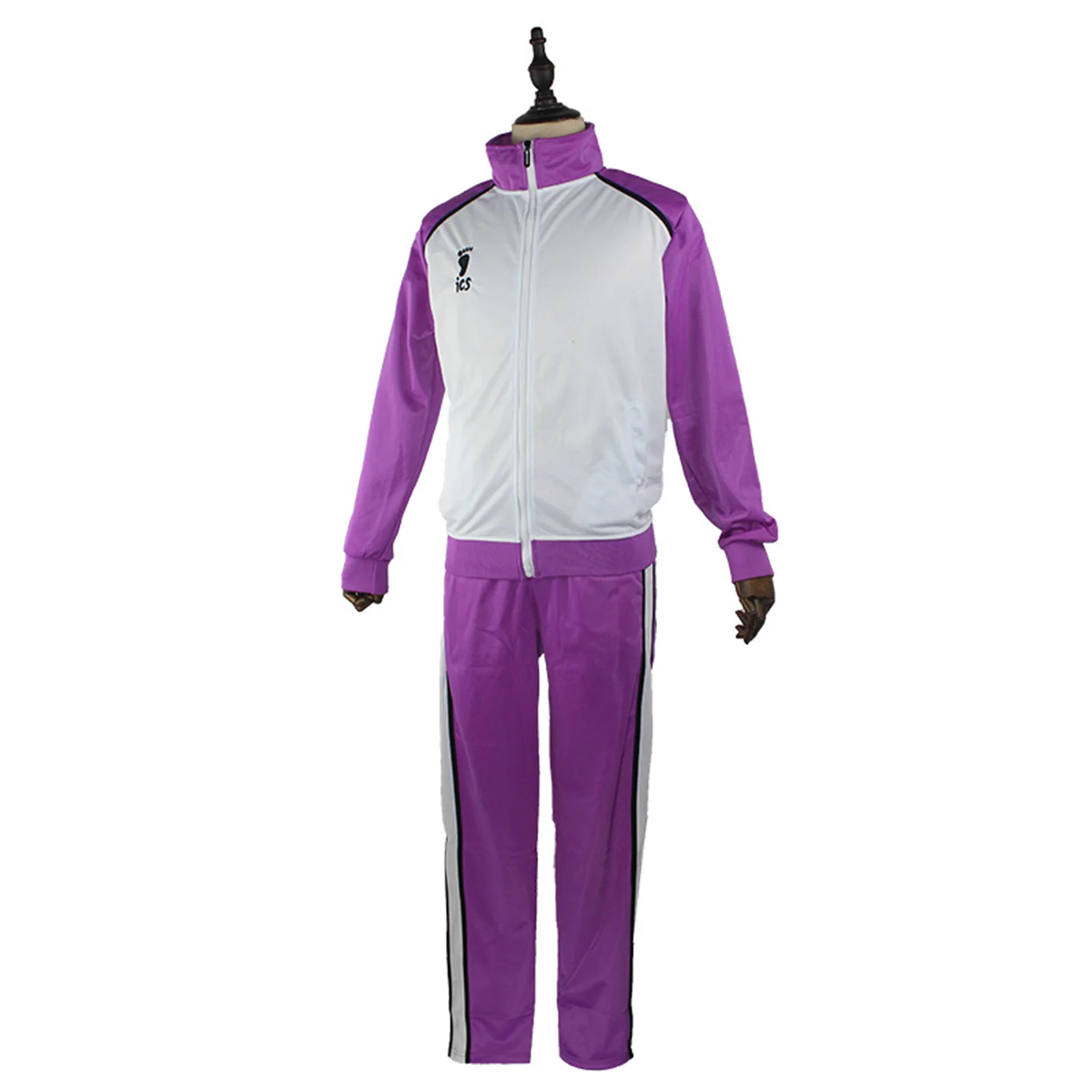 thumbnail image 1 of Uniforme escolar de Anime Shiratorizawa, disfraz de Shirabu Kenjiro, chándal con cremallera completa, ropa deportiva, traje de Halloween, 1 of 5
