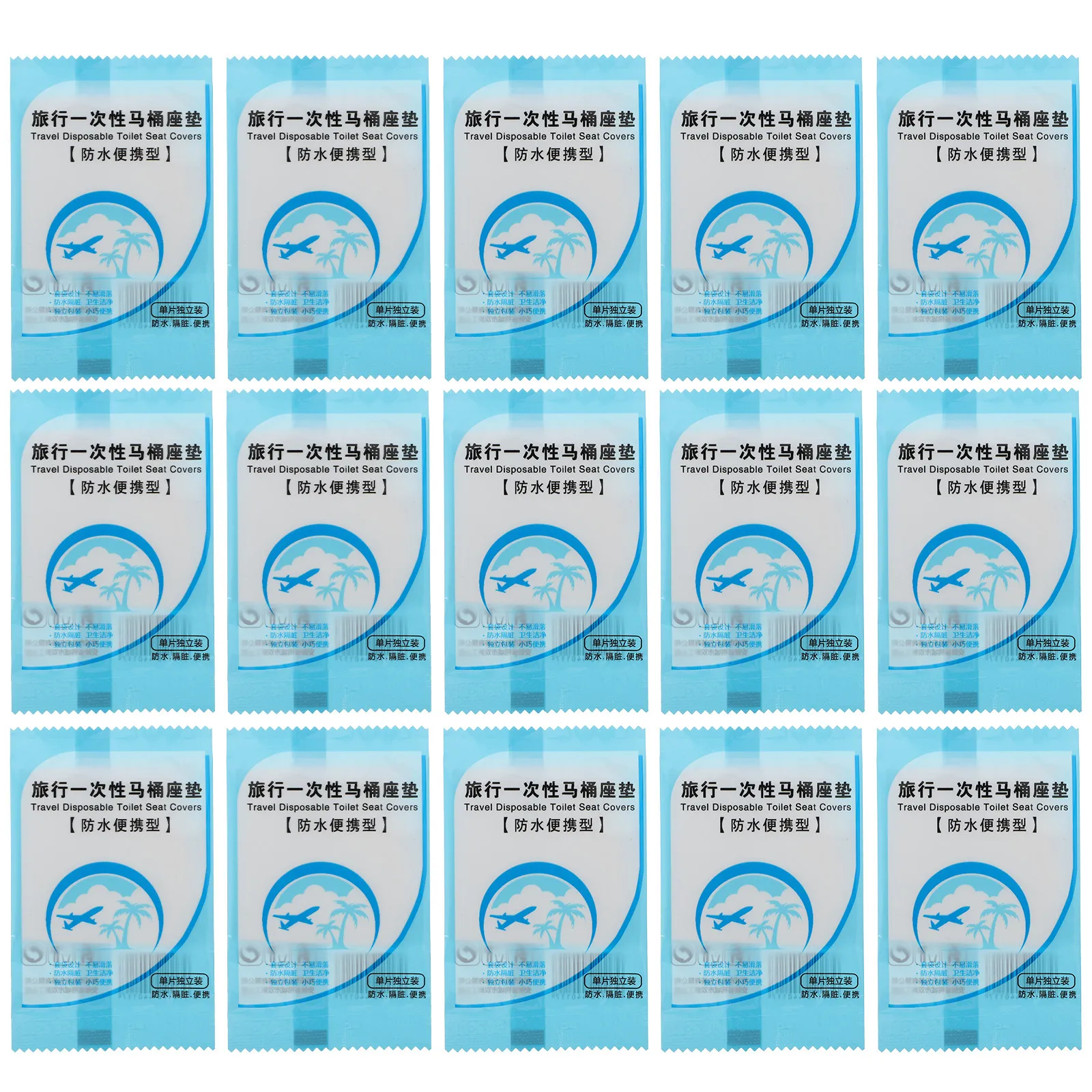 50Pcs 휴대용 일회용 변기 커버 두꺼운 찢어짐 방지 방수 장벽 편안한 변기 쿠션 여행 야외