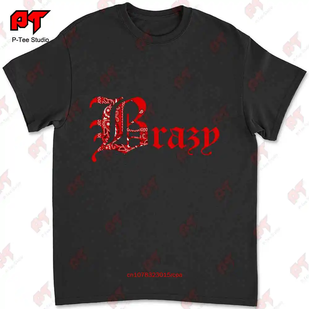 

Brazy старая английская бандана по-прежнему Brazy Yg 400 Compton Bompton, 4 хуннидская футболка 6GIO