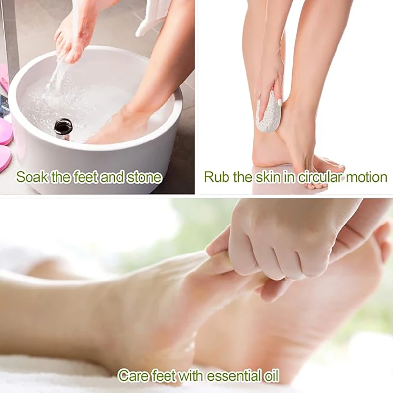 Natural Pumice Stone for Foot Care & Skin Exfoliation