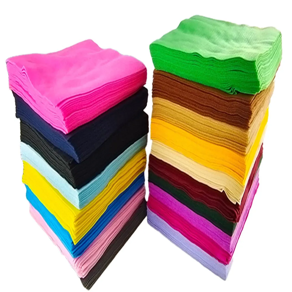 Craft Felt Fabric Sheets Assorted Colors Squares Soft And Stiff for Choice  20x30cm 40Pcs Pack for Art & DIY Project - AliExpress