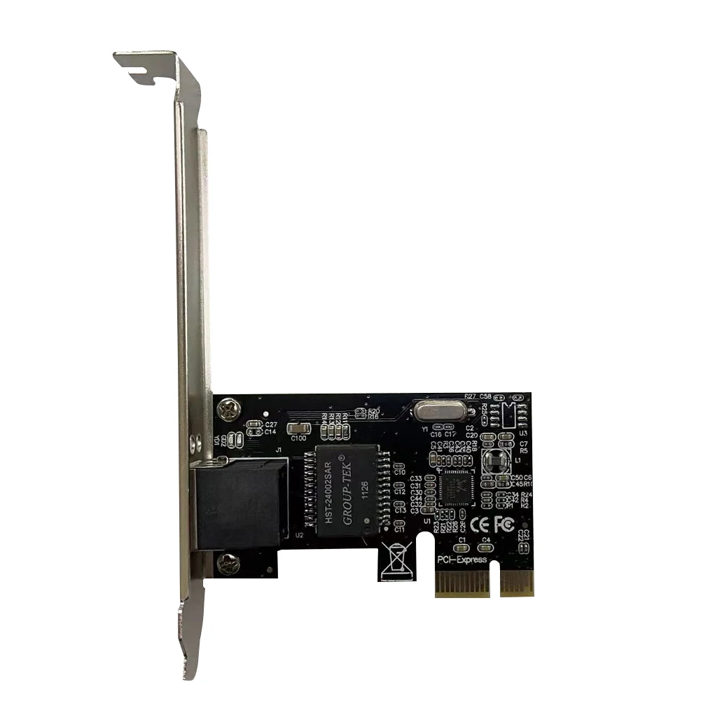네트워크 카드 10/100/1000Mbps 기가비트 이더넷 PCI Express 네트워크 카드 PCIe RJ45 LAN 어댑터 데스크탑 컴퓨터 PC 드라이버 무료