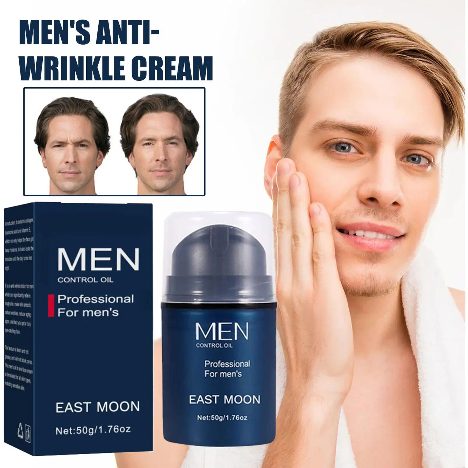 Men's All-in-one Face Cream Skin Care Moisturizing Oil Control Day Creams  For Men Of Any Age Anti-aging Anti Wrinkle Day Cream - Day Creams &  Moisturizers - AliExpress