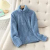 Women's Fleece Coat Winter Warm Thicken Jacket Two-Sided Wear Double-Sided Velvet Coral Fleece Coats Polar Fleece Jackets 3