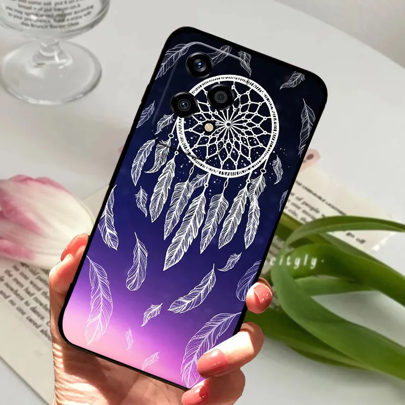 Shockproof Soft TPU Silicone Phone Case - Cartoon Matte Bumper Cover