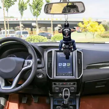 Motorcycle Rider Pendant Car Interior Decor