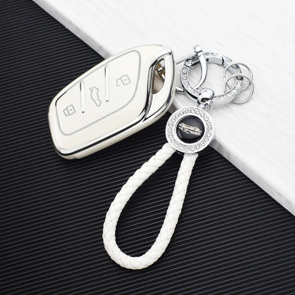Premium TPU Key Fob Cover Case - 3-Button Protection for Ultimate Style & Durability