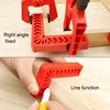 90 Degree Positioning Squares Plastic Clamping Square Corner Positioning Ruler Right Angle Clamp Woodworking Carpenter Tool 1