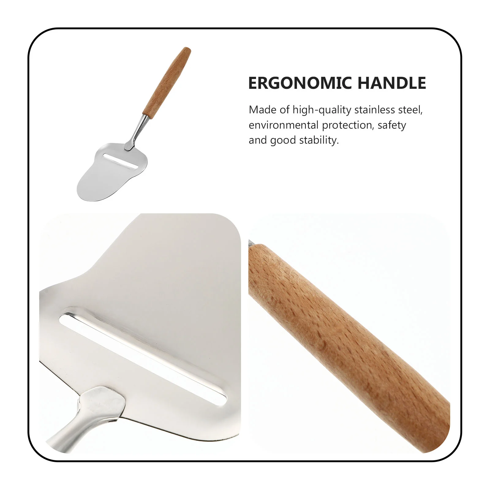 Stainless Steel Cheese With Comfortable Handle Kitchen Tool Garlic Bread Grater Slicer Butter Cheese Tools Dining Bar