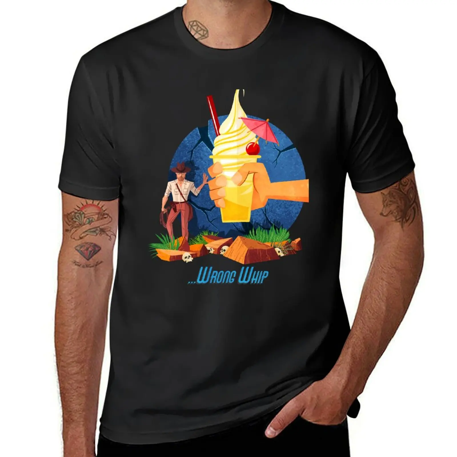 

You Brought the Wrong Whip...A Tasty Wrong Whip T-Shirt quick-drying summer clothes oversized heavy weight t shirts for men