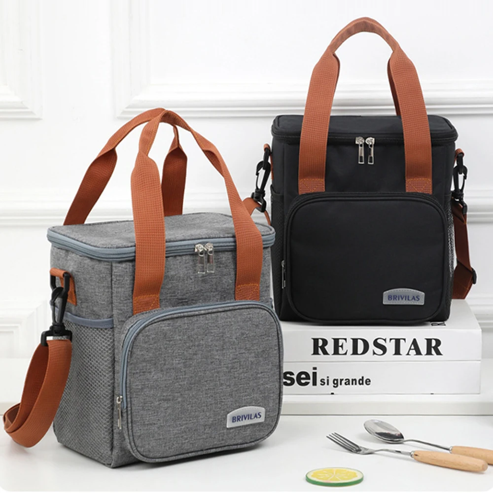 Lunch Bag Insulated Expandable Double Deck