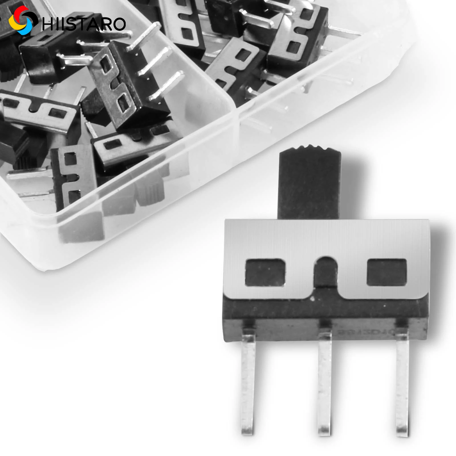 20pcs Micro Slide Switch,High Knob Vertical Slide Switch SPDT 3 Pin 2 ...