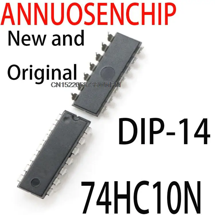 Фото 10 шт., новые и оригинальные 74HC10 SN74HC10N DIP-14 74HC10N №1